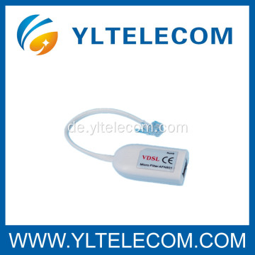 Dual Port ADSL / VDSL Splitter Telefon Splitter mit Netzwerkkabel